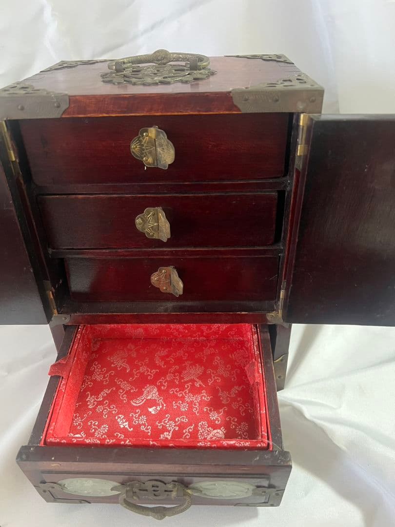 中国 上海 ヴィンテージ 宝石箱 ジュエリーボックス 　ヴィンテージ家具