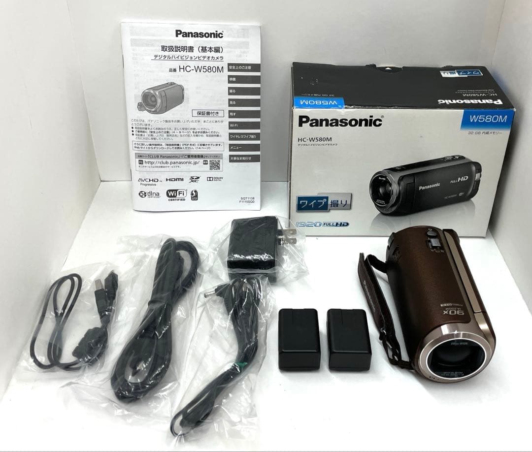 Panasonic デジタルハイビジョンビデオカメラ HC-W580M