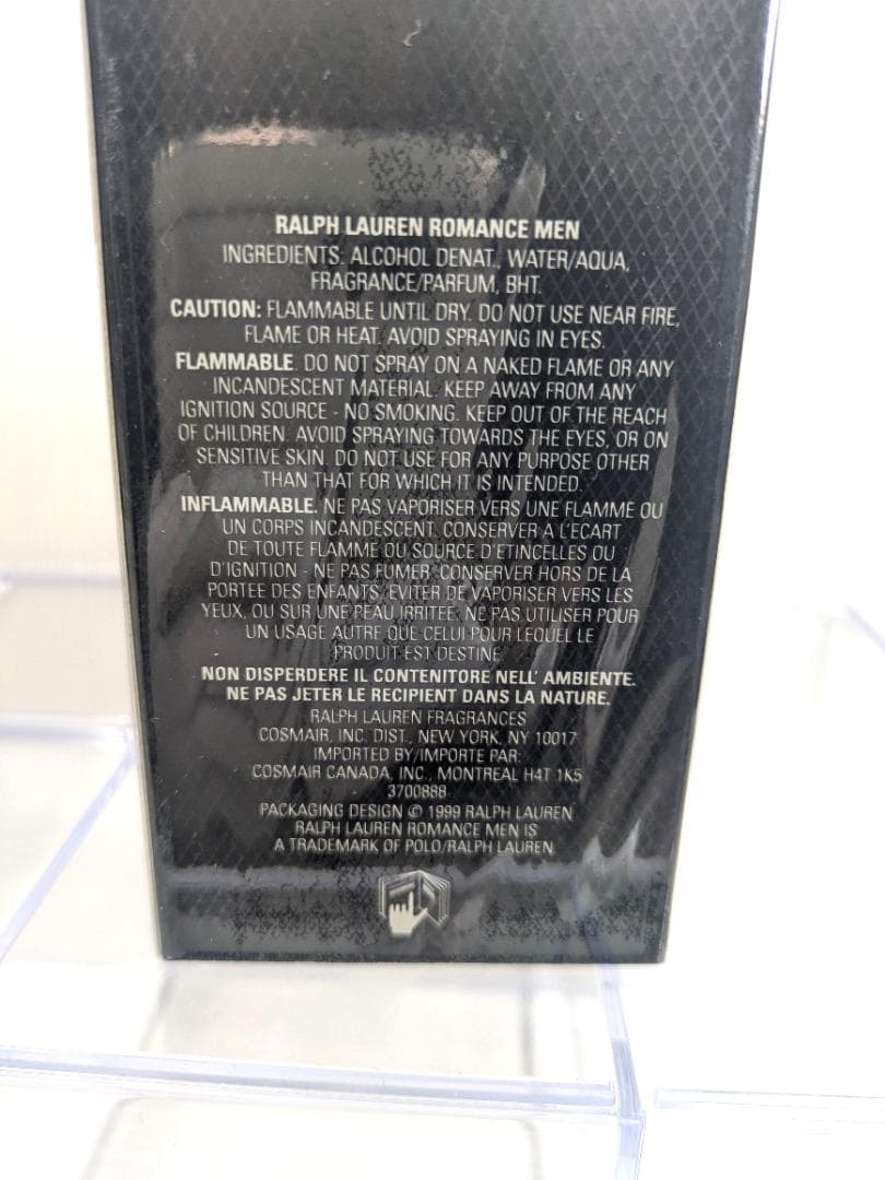 新品未開封　ラルフローレン　ロマンス　メン　オードトワレ　100ml