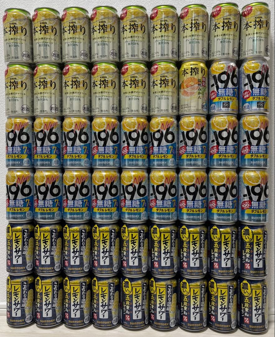 お酒 350ml 54本セット 本搾り −196 レモンサワー チューハイ