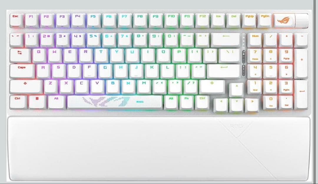 ASUS ゲーミングキーボード ROG Strix Scope II 96 白