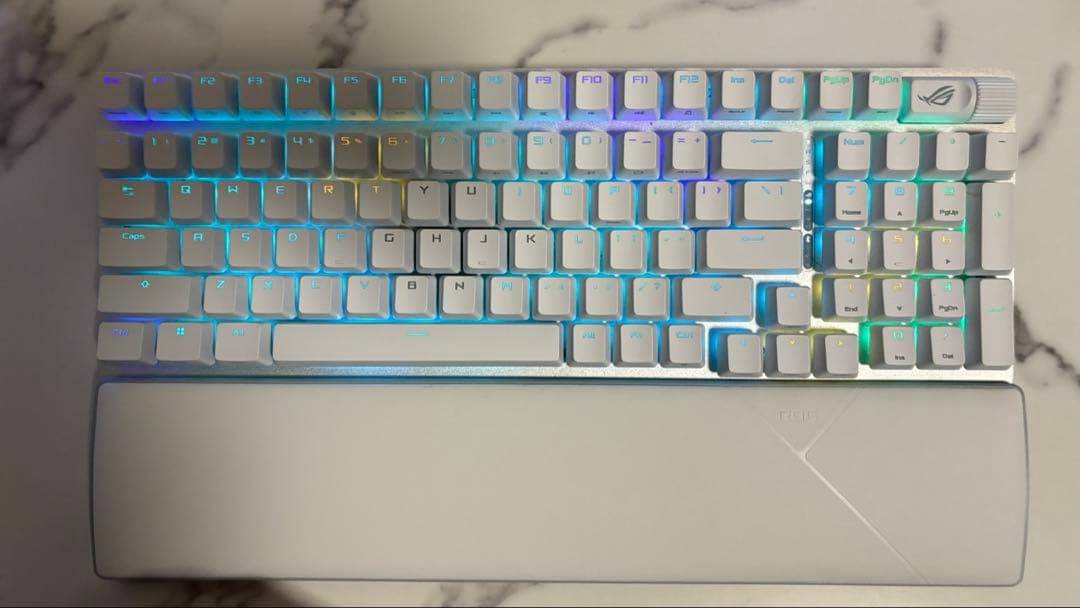 ASUS ゲーミングキーボード ROG Strix Scope II 96 白