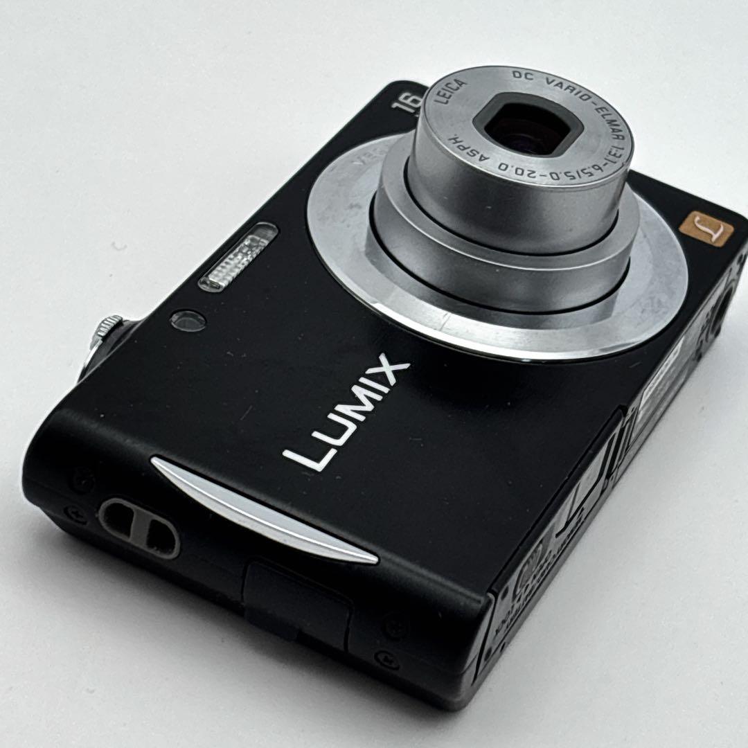 美品 Panasonic LUMIX FH5 黒 オールド デジカメ コンデジ