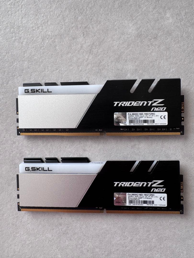 メモリー G.SKILL TRIDENT Z NEO DDR4 16GB (2x8GB)