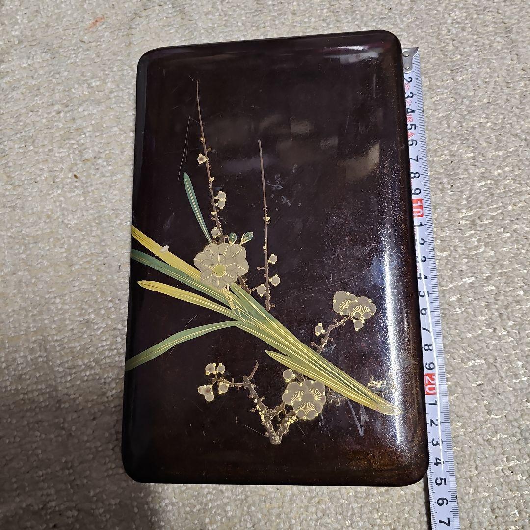 江戸の蔵より 硯と硯箱と墨と硯止め