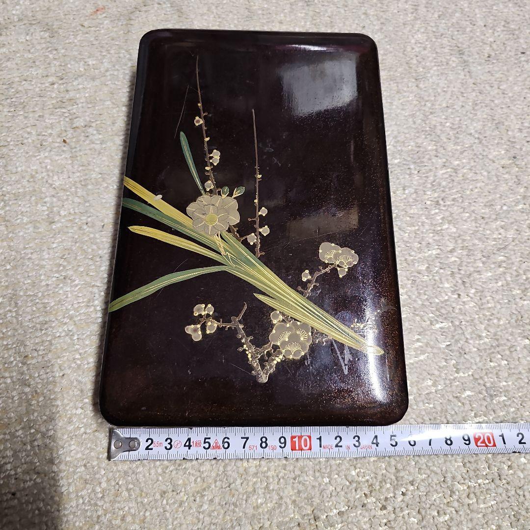 江戸の蔵より 硯と硯箱と墨と硯止め