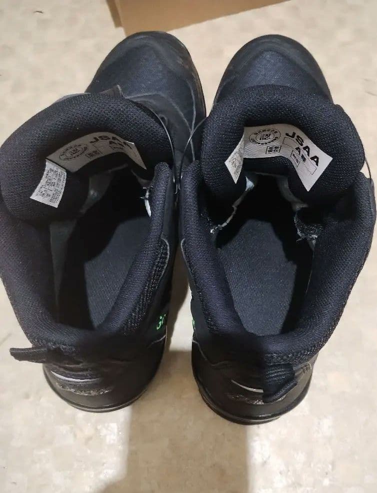asics cp604 BoA　ゴアテックス ハイカット安全靴 ブラック