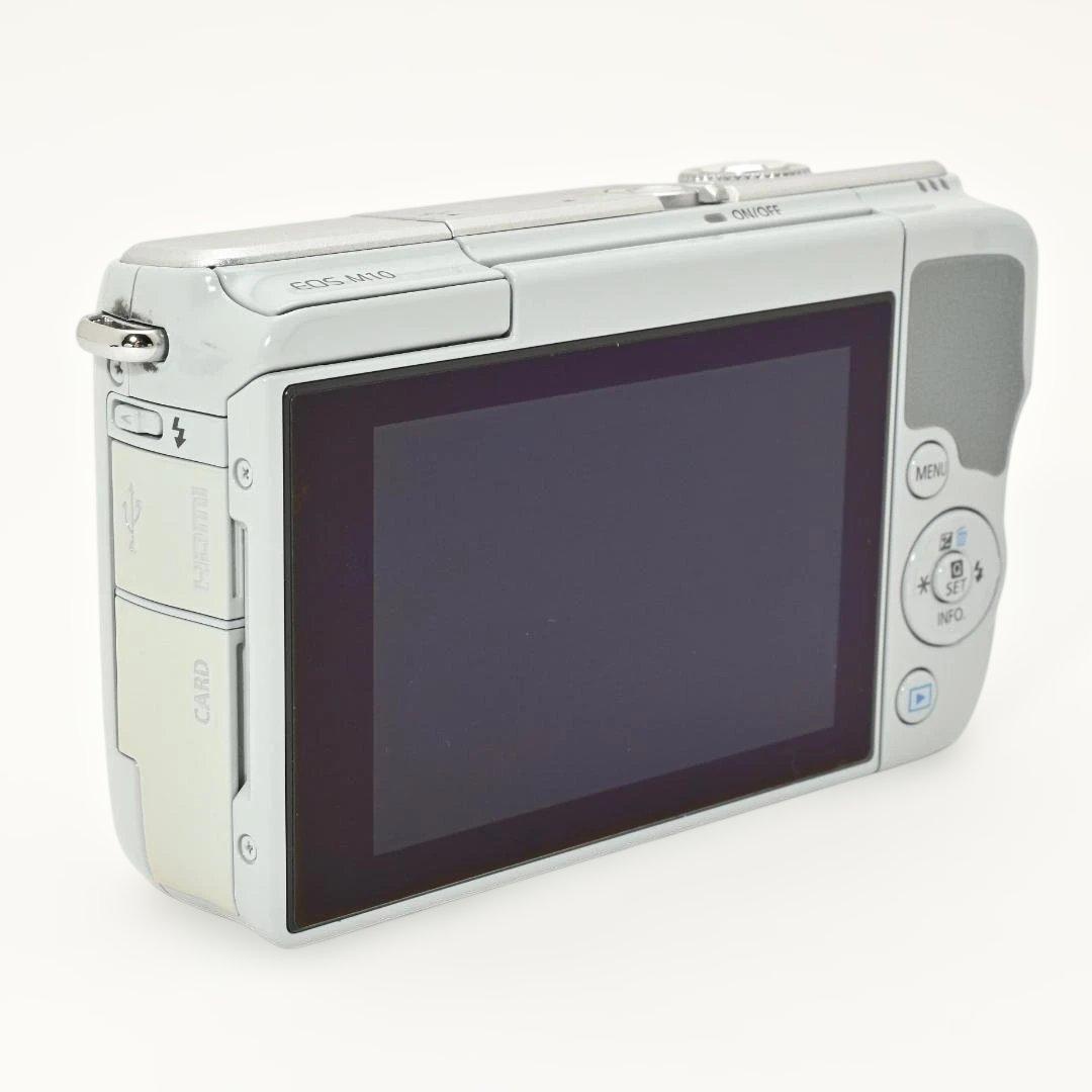 【ほぼ新品・箱付き】 Canon EOS M10 ボディ グレー