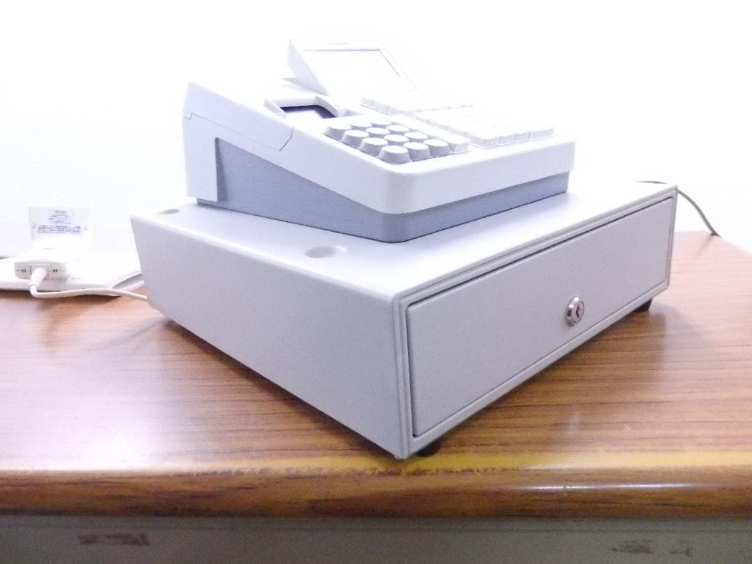 7040 スキャナ付 店名等設定無料 シャープ XE-A280 レジスター