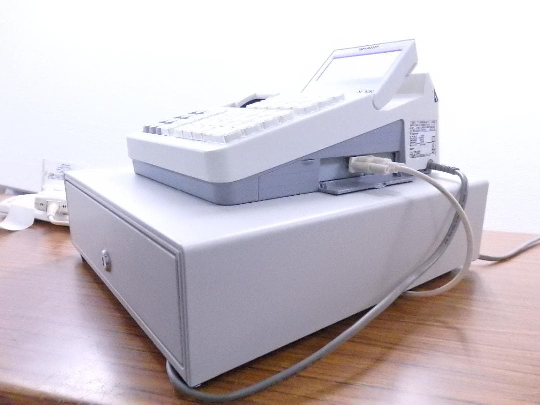7040 スキャナ付 店名等設定無料 シャープ XE-A280 レジスター