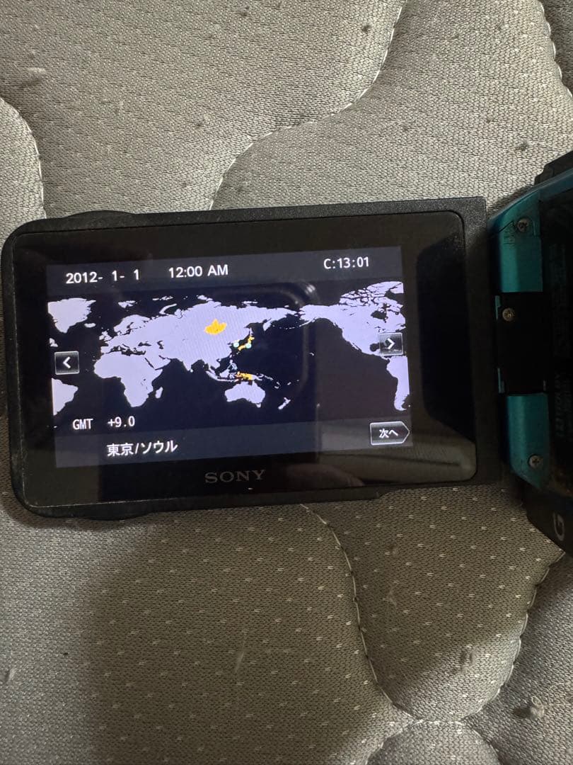 SONY 防水コンパクトデジタルカメラ 青