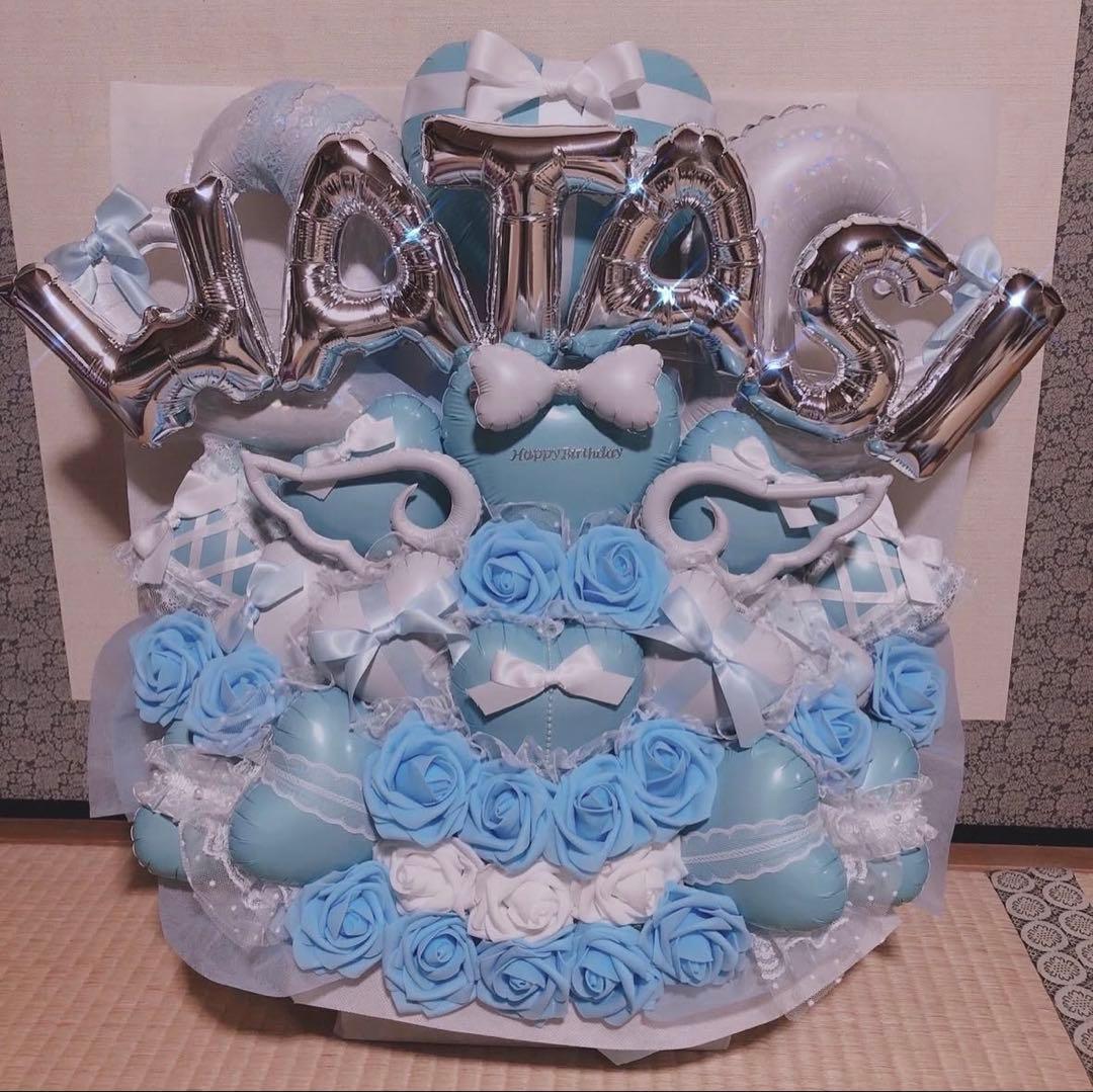 バルーンギフト　バルーンアレンジ 生誕祭　推し　メイド　フラスタ　卓フラ