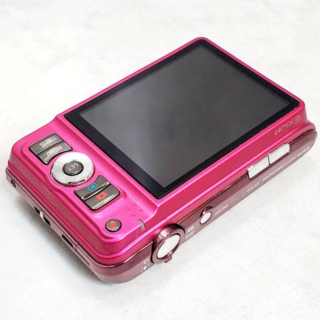 【付属品充実】CASIO EXILIM EX-H10 ピンク デジタルカメラ