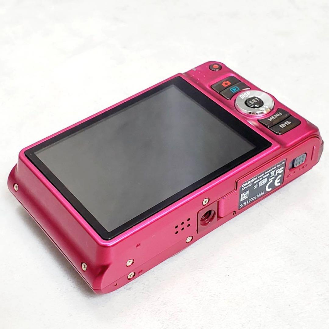 【付属品充実】CASIO EXILIM EX-H10 ピンク デジタルカメラ