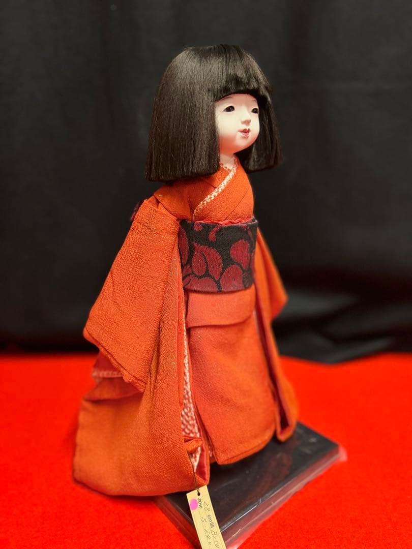 市松人形 久楽朋　女の子　縮緬　サイズ28 S-240 75