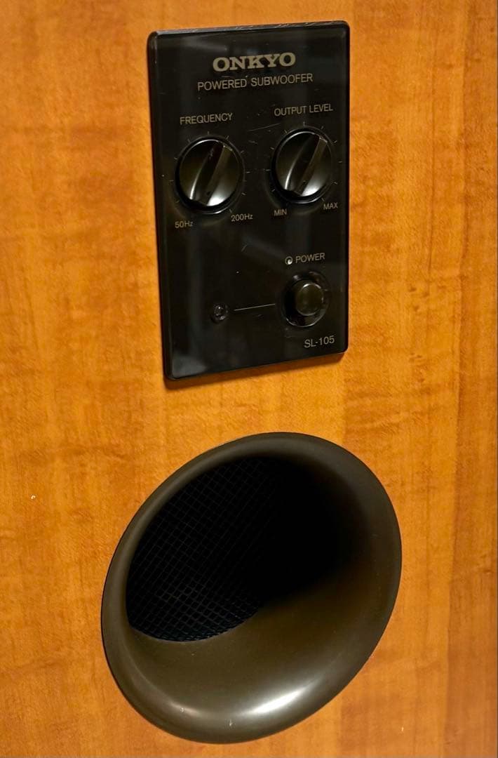 【動作確認済】ONKYO パワードサブウーファー SL-105