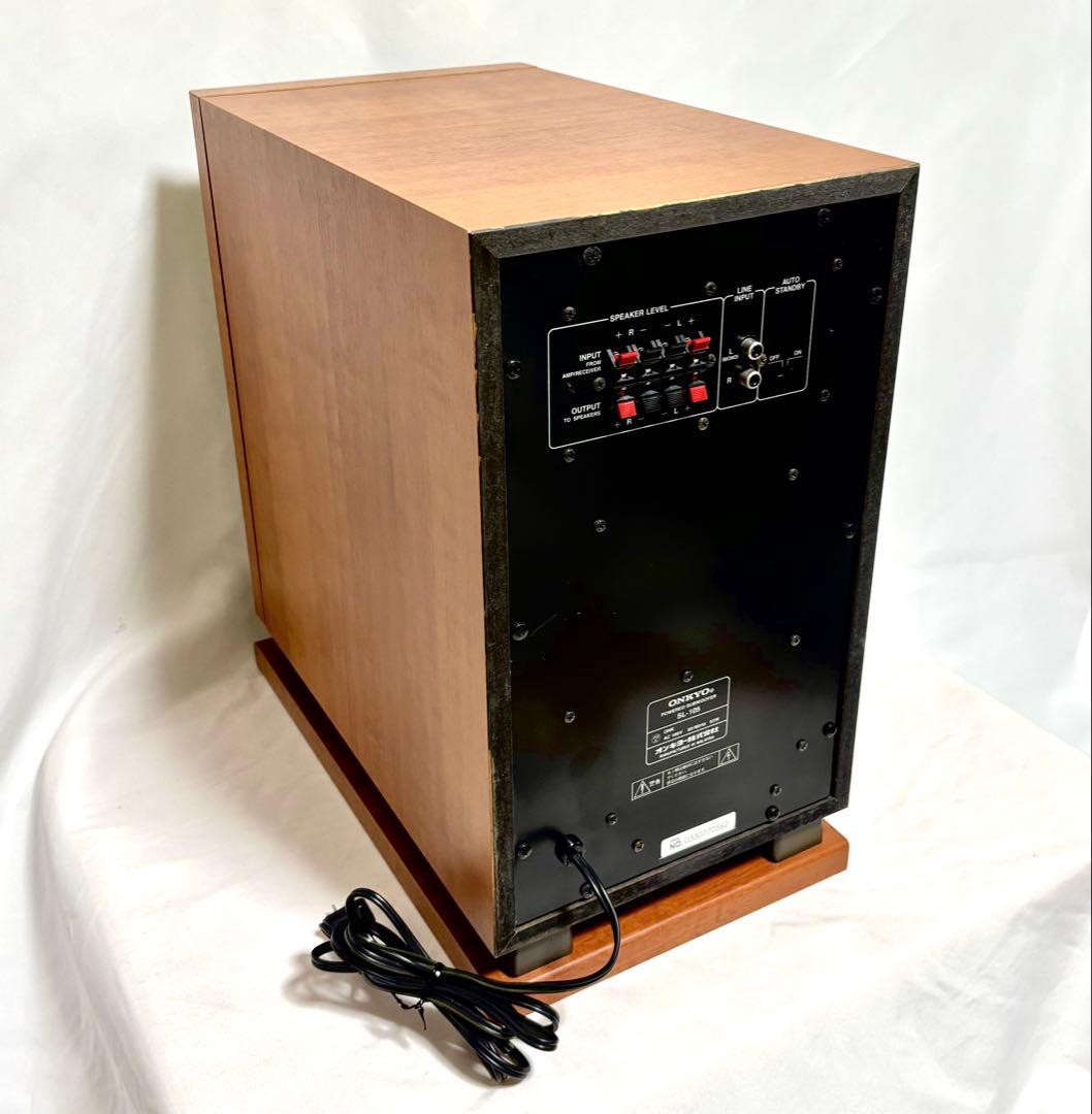 【動作確認済】ONKYO パワードサブウーファー SL-105
