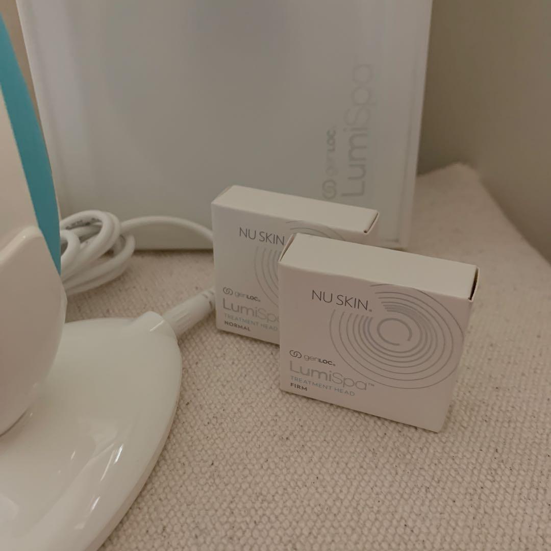 【一度作動のみ】NU Skin⭐︎Lumispa 美顔器 （取説、ヘッド2個新品）