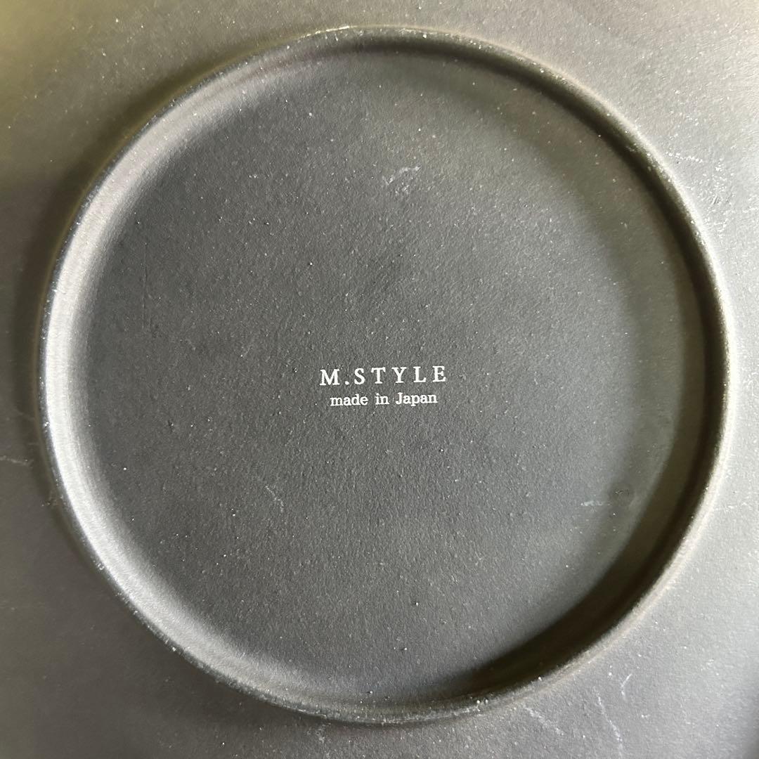 CE57 ★M.STYLE★ お皿 プレート ６枚 直径24.5㎝ 食器 洋食器