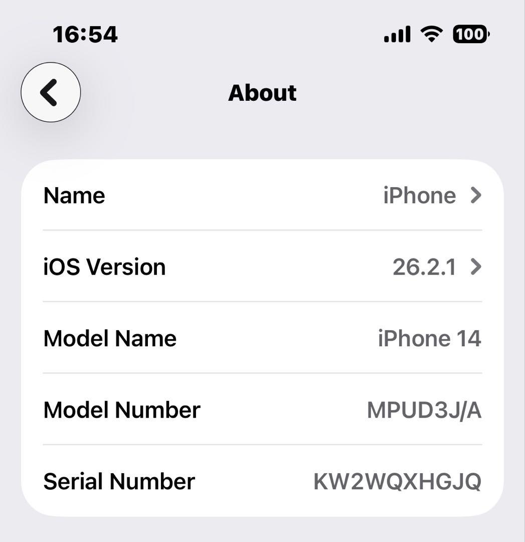 Apple iPhone 14 ミッドナイトブラック 純正充電ケーブル付