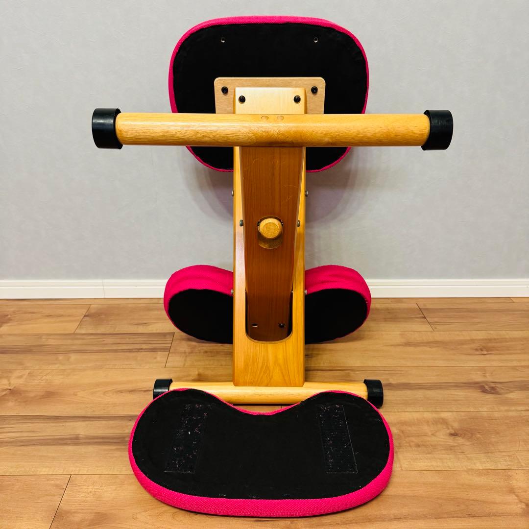 美品　宮武製作所　プロポーションチェア　ピンク　補助クッション付き