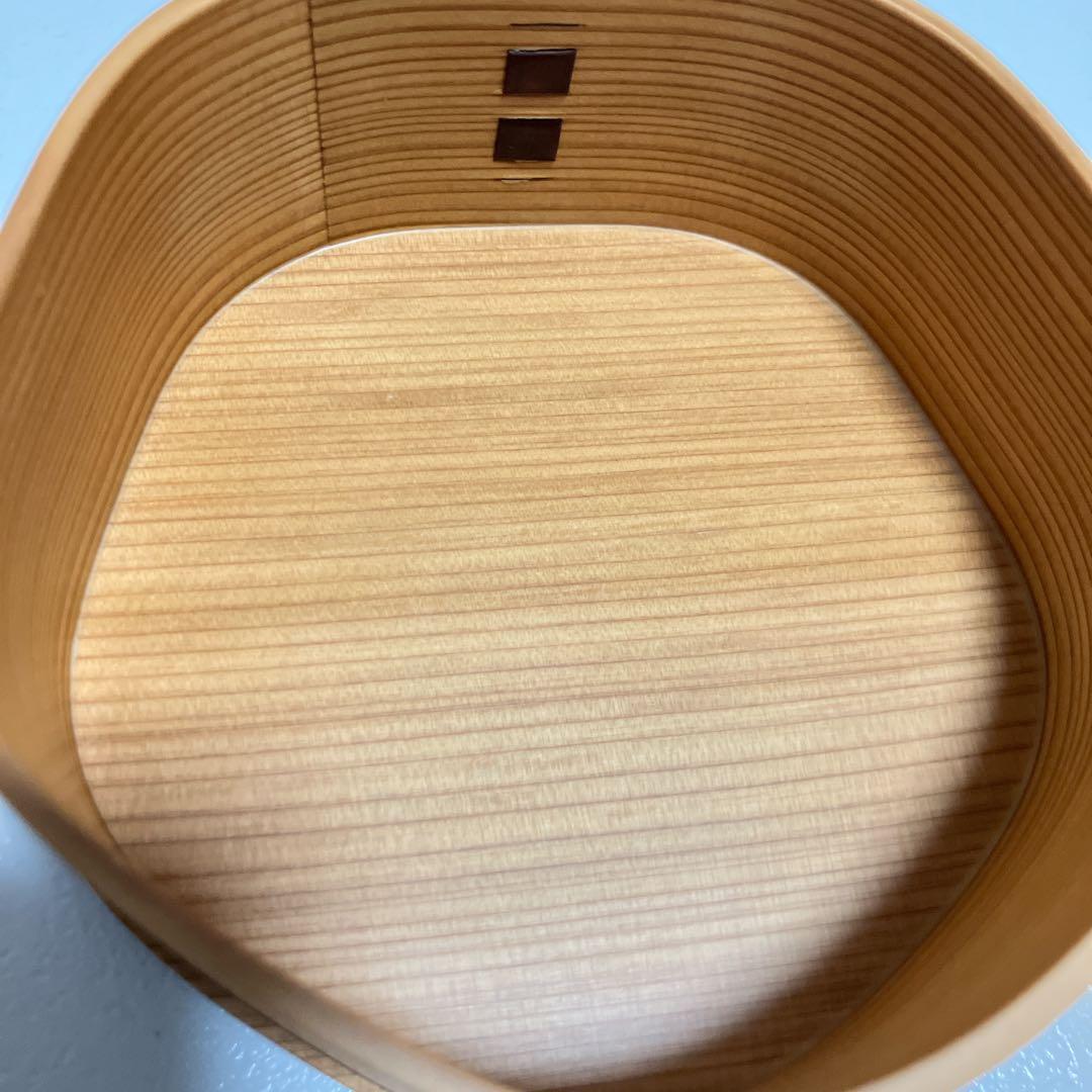 曲げわっぱ　梅花弁当　お弁当箱　秋田大館　秋田杉　木製　　日本製　伝統工芸品