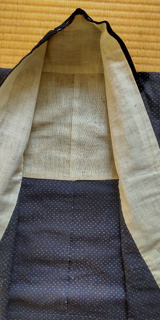 昭和レトロ　木綿　絣　和服　端切れ　骨董　アンティーク
