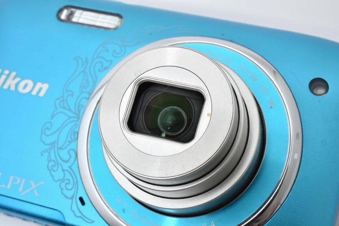 《ほぼ新品 動作良好》 Nikon COOLPIX S3500 クリスタルブルー