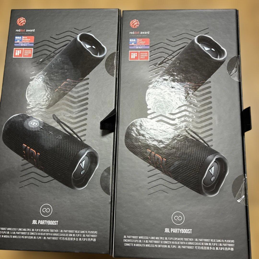 【２個セット】JBL FLIP6 Bluetoothスピーカー 2ウェイブラック