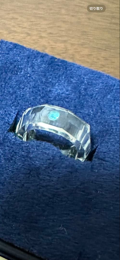 Takahiro Omori ブルートパーズの水晶リング