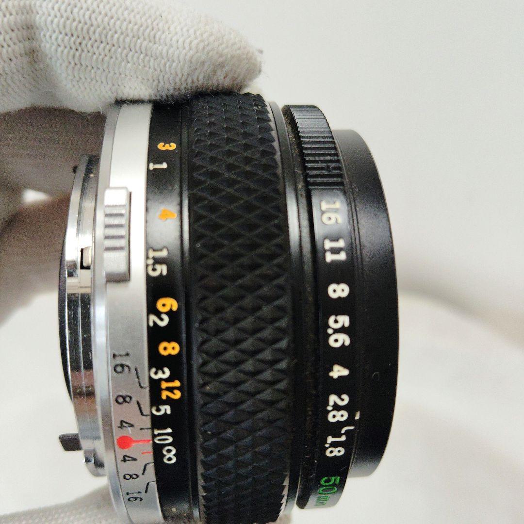 【美品】OLYMPUS OM-1 F.ZUIKO50mmf1.8露出OKブラック