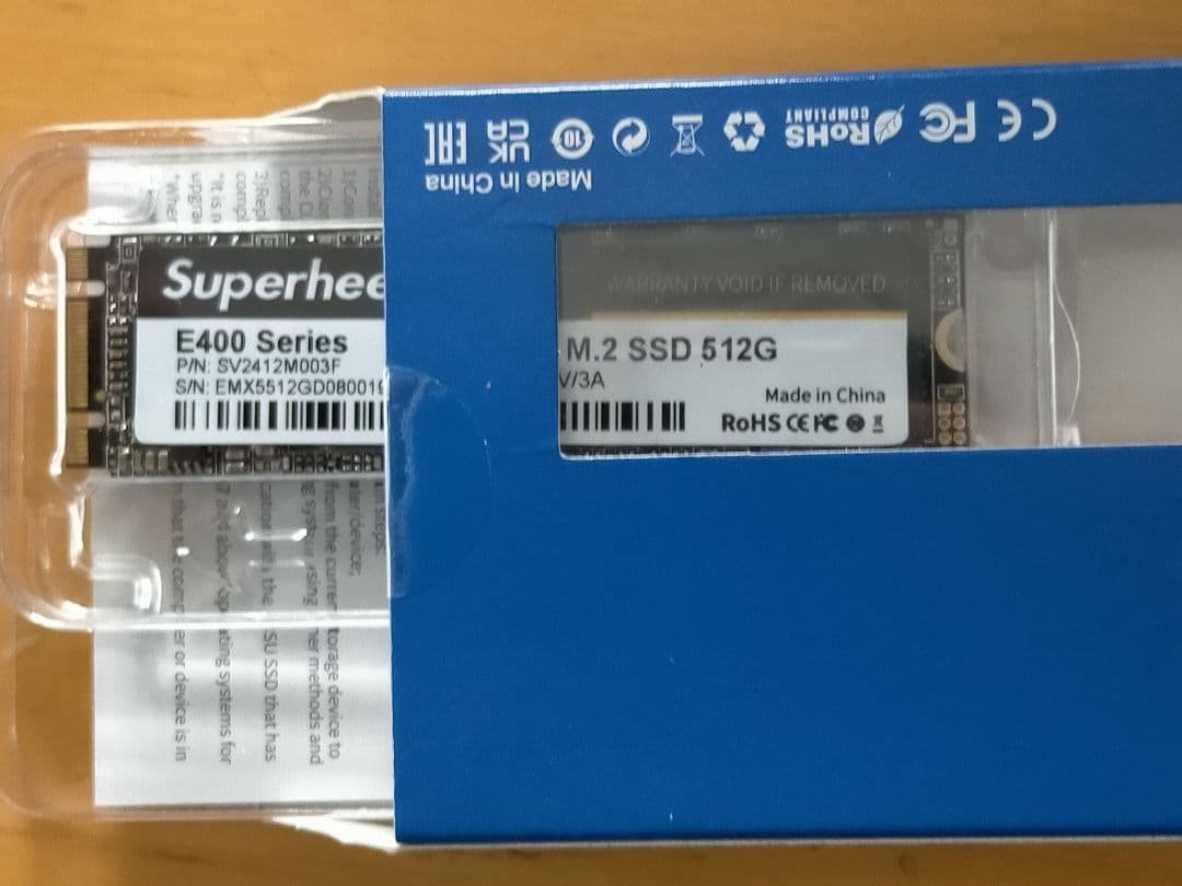512GB　Superheer E400 Series M.2 SSD