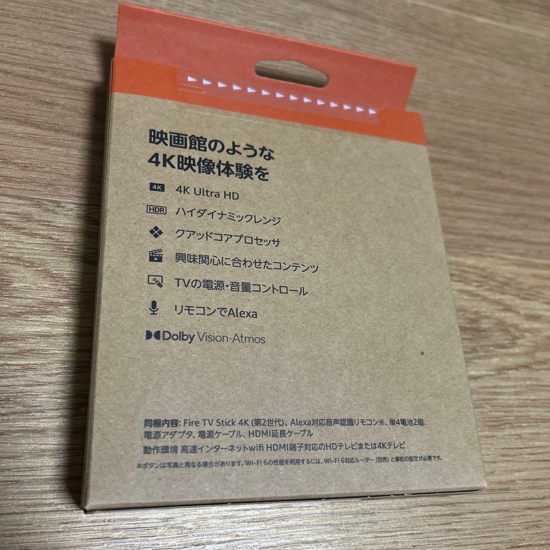 未使用品 fire tv stick 4k