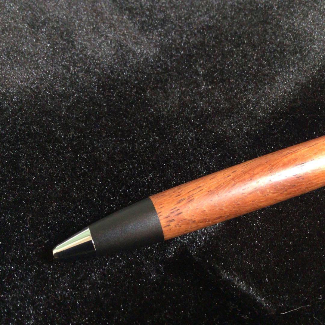野原工芸　花梨　シルバー　ボールペン　スタンダード