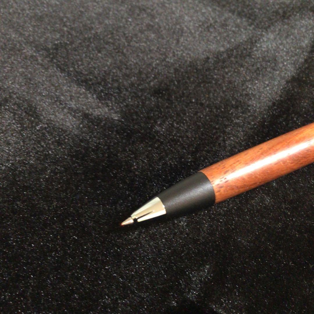 野原工芸　花梨　シルバー　ボールペン　スタンダード