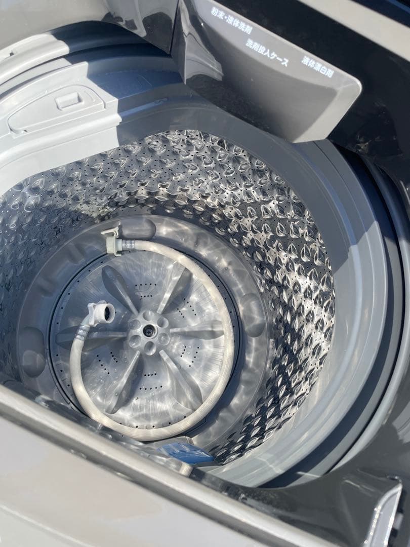 2025年製使用1年未満の6kg容量の縦型洗濯機、都内送料無料の設置します