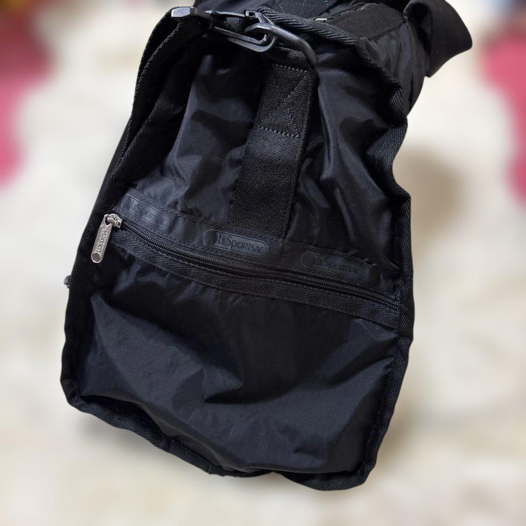 LeSportsac☆レスポートサック　美品　ブラック　ショルダー　ボストン