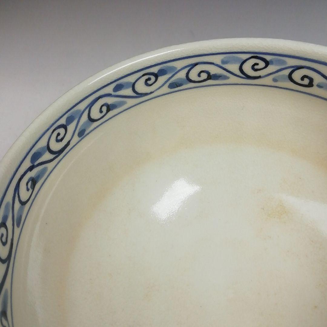 Ｗ４０４　数茶碗　十客『安南　仁清写　独楽筋紋』『手塚桐鳳 造』　共箱　茶道具
