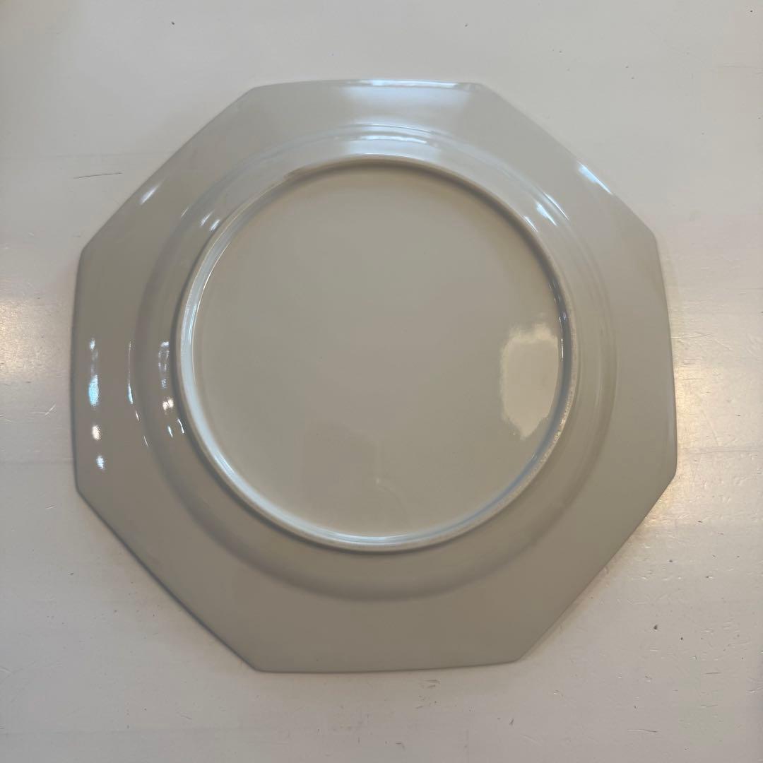 石川隆児 Octogonal Plate White 大皿　オクトゴナルプレート