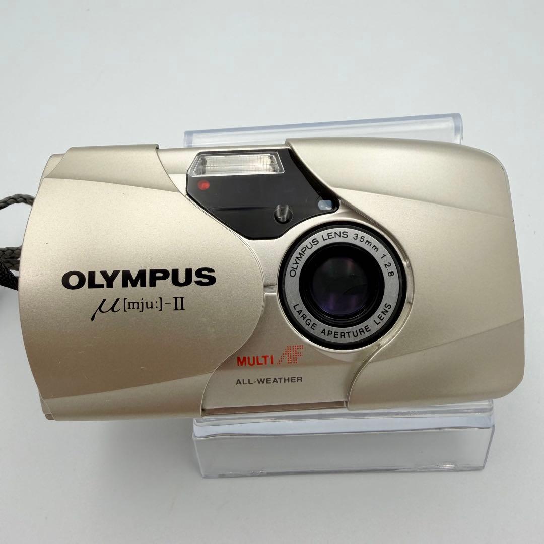 【希少】OLYMPUS μ[mju:]-II フィルムカメラ 328-23