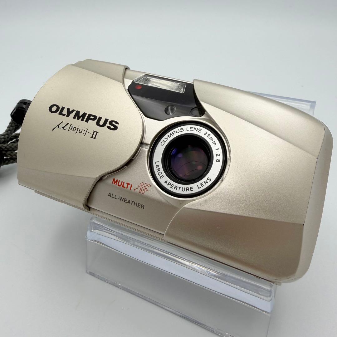 【希少】OLYMPUS μ[mju:]-II フィルムカメラ 328-23