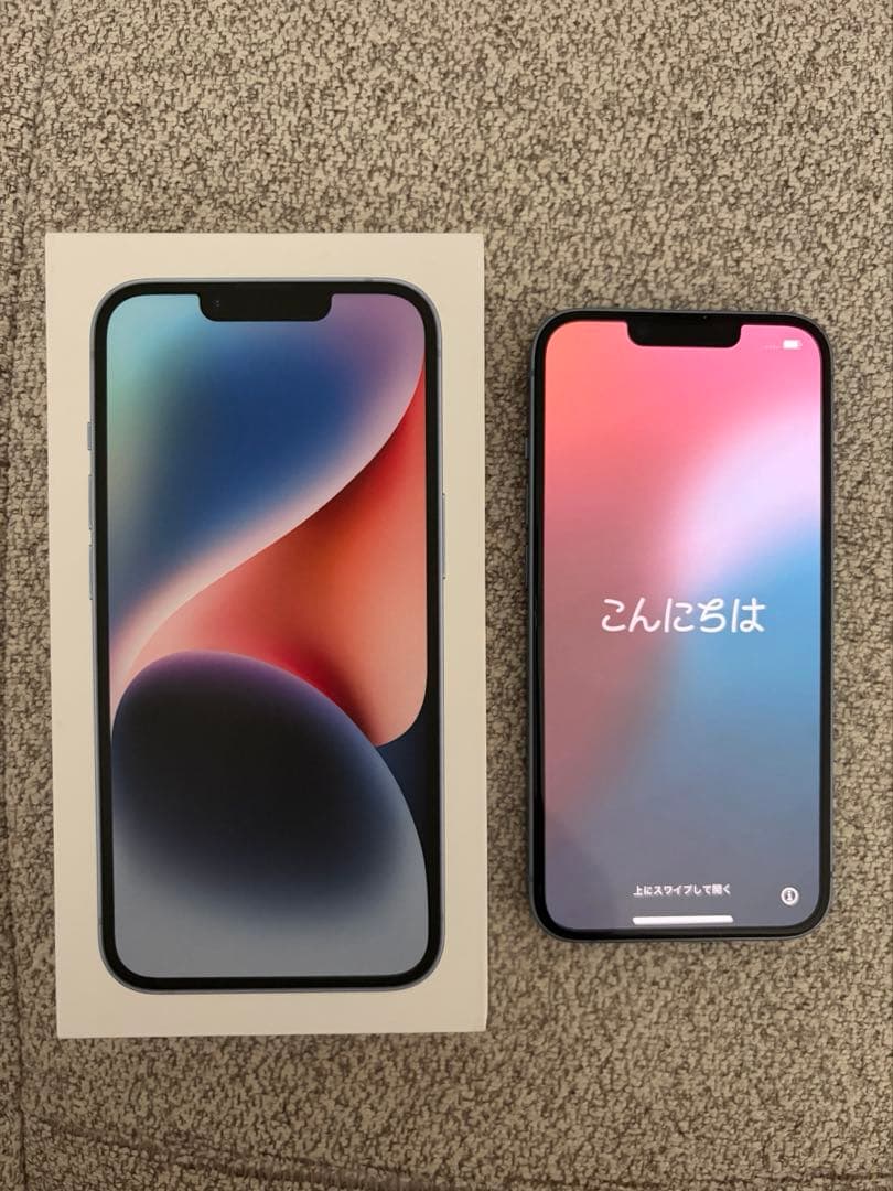 【美品】iPhone14 128GB SIMフリー美品 バッテリー残83%