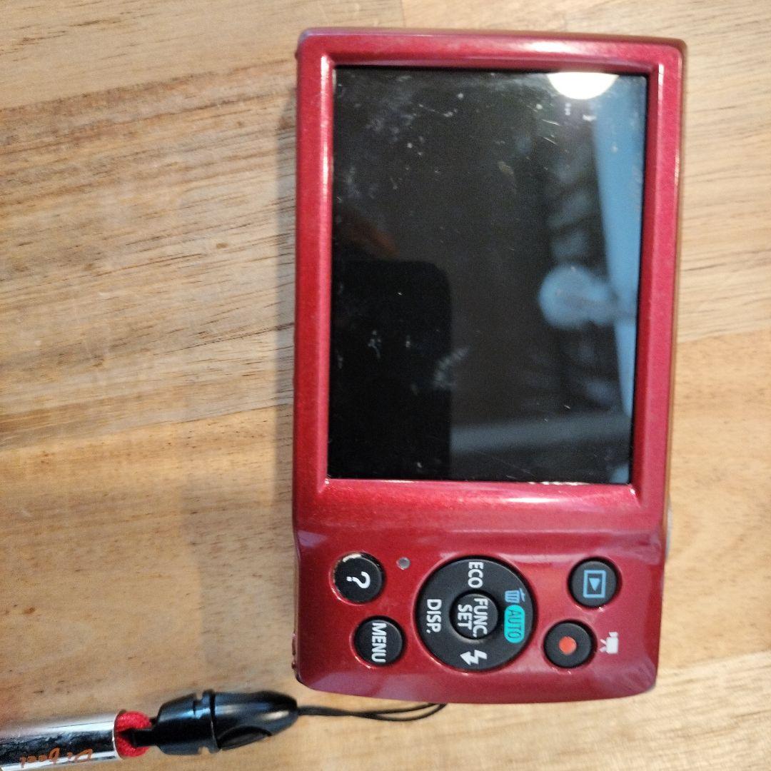 Canon IXY120 デジタルカメラ レッド動作確認済み バッテリーあり