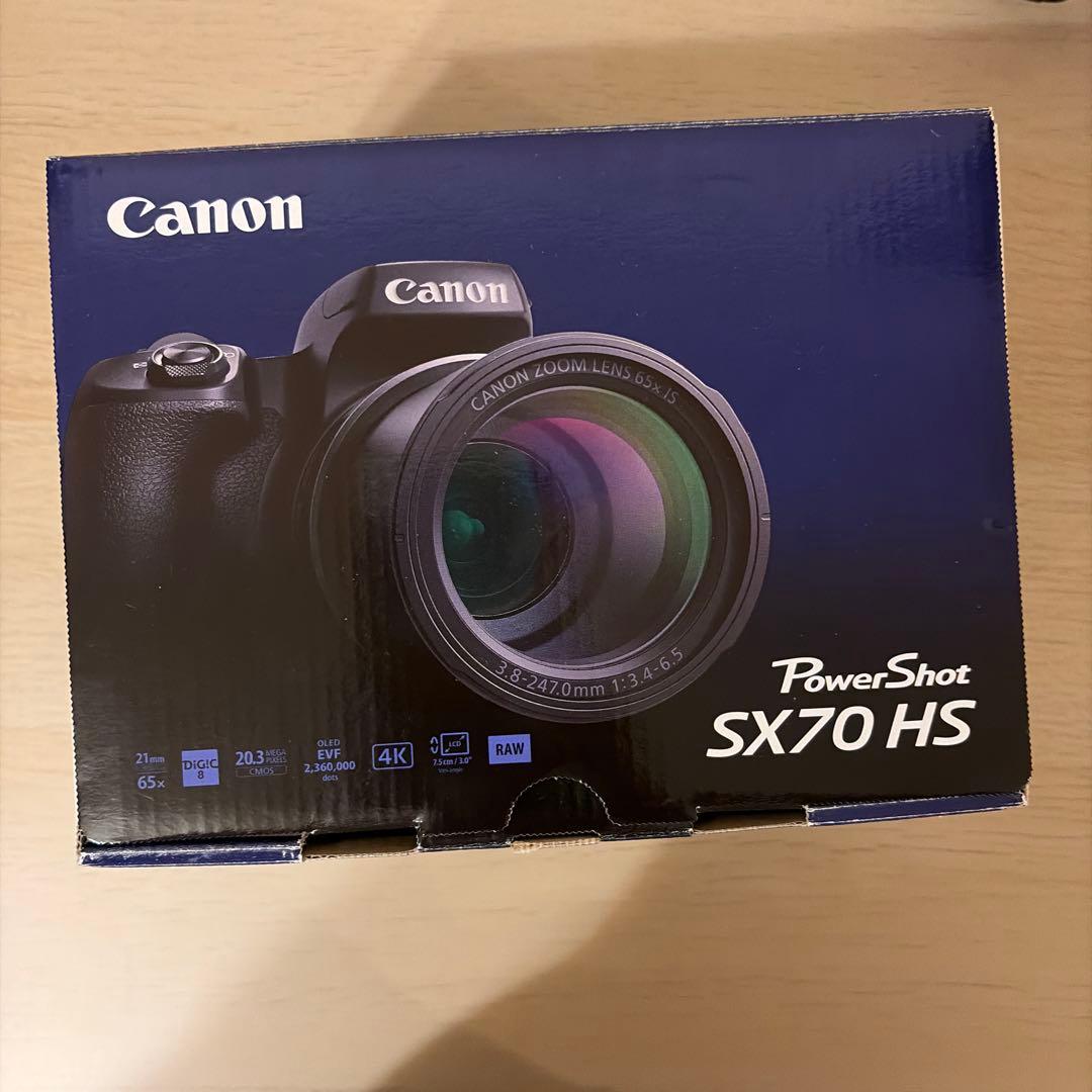 Canon PowerShot SX70 HS 本体と付属品