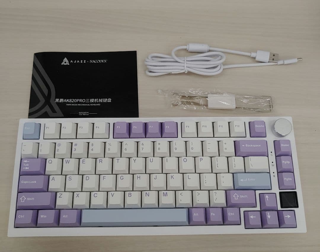 7423EPOMAKER Ajazz AK820 Pro ゲーミングキーボード