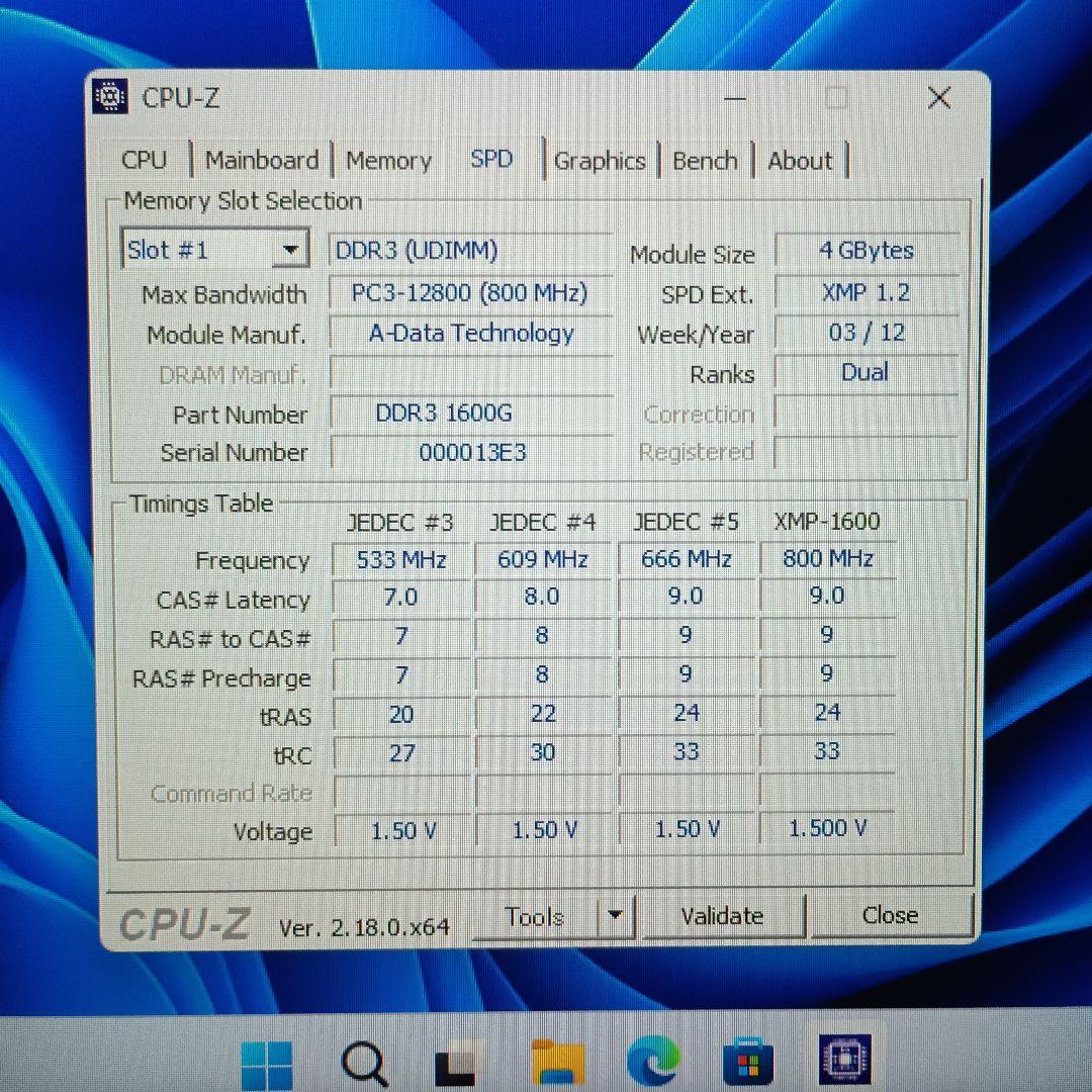 【動作確認済セット】CPU(18C36T)+メモリ+SSD+グラボ