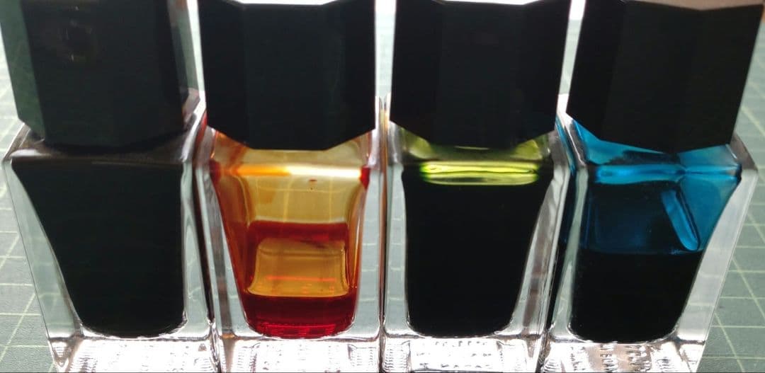 パイロット 万年筆 プレラ カリグラフィ　色彩雫　セット 15ml ４色