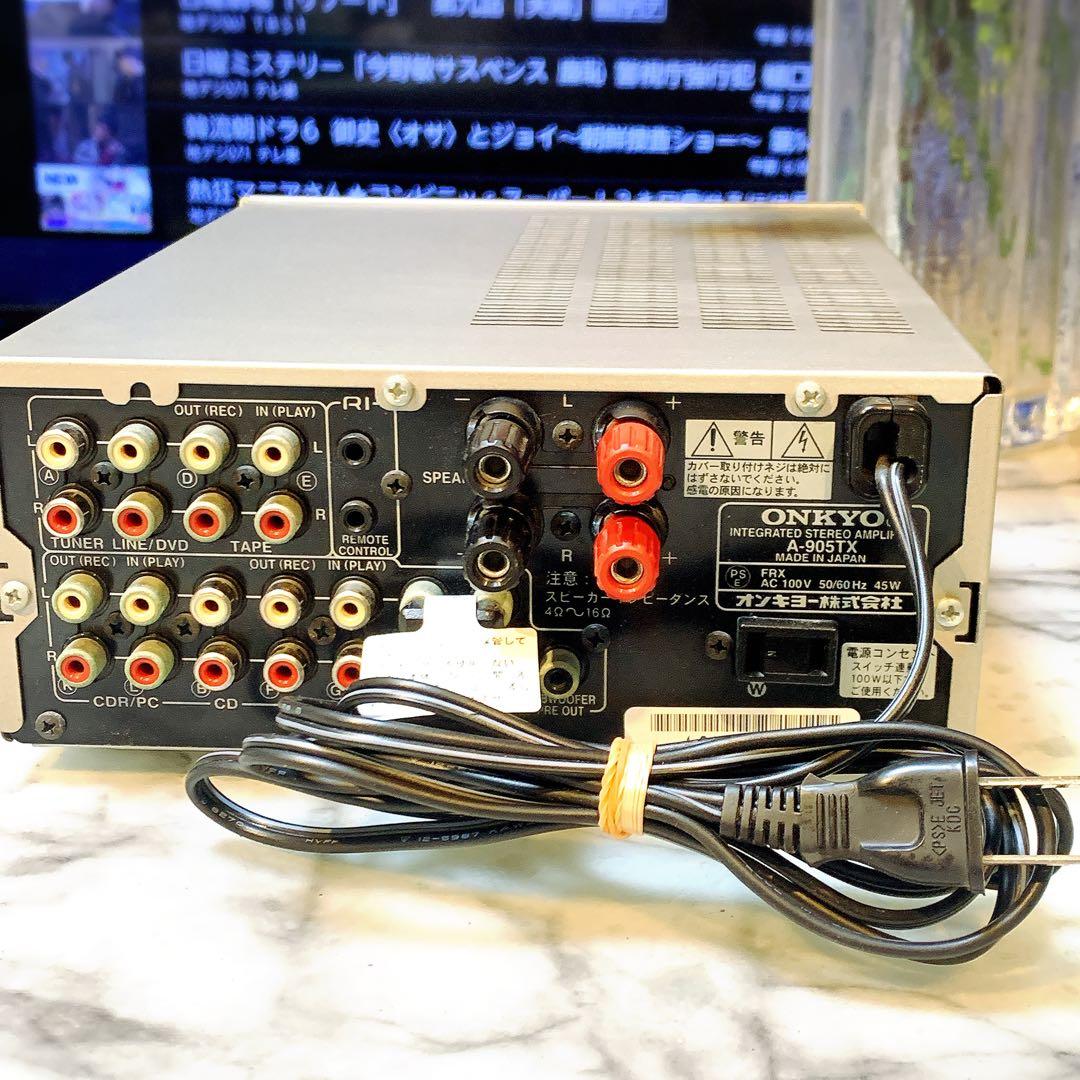 音出し確認済】ONKYO高音質 INTEC205 プリメインアンプA-905TX