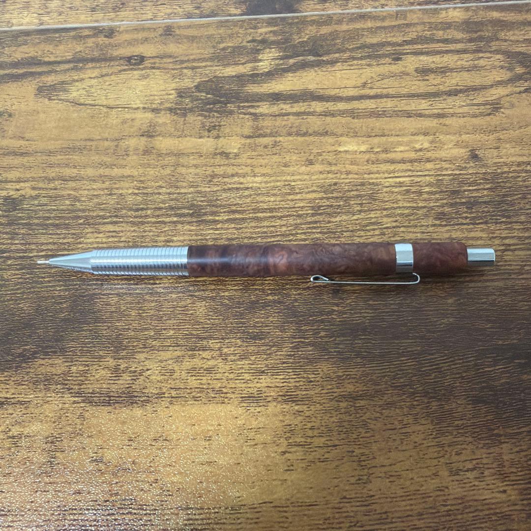 CraftAシャープペンシル花梨瘤 mp201木軸シャーペン0.3mm