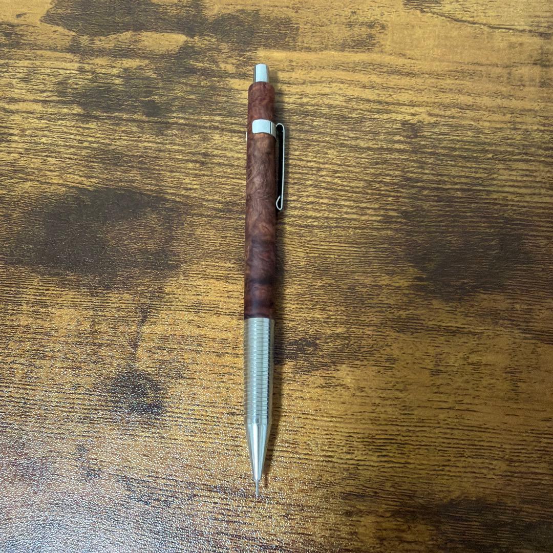 CraftAシャープペンシル花梨瘤 mp201木軸シャーペン0.3mm
